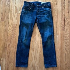 Rag & Bone sz 28 Standard Issue Fit 2 Slim Leg button fly super flattering VGUC